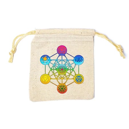 Pochette / bourse - Metatron multicolor - Coton