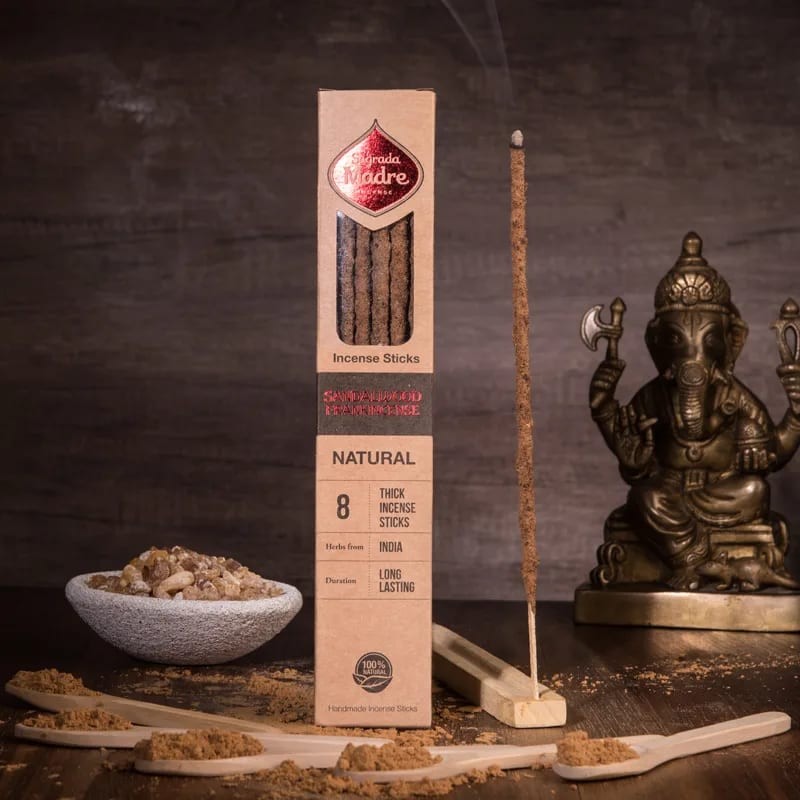 Bois de santal & Oliban - encens sticks - Sagrada Madre