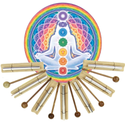 Chakra Healing barres de son - tonalité - Ensemble de 7 barres