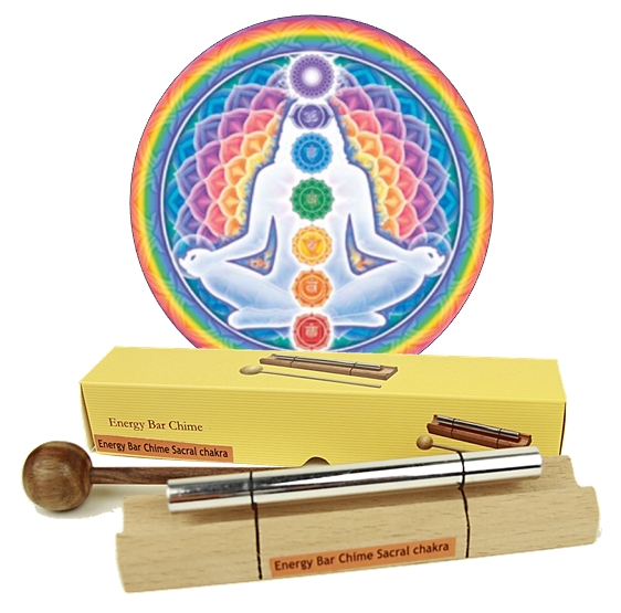 Chakra Healing barres de son - tonalité - Ensemble de 7 barres