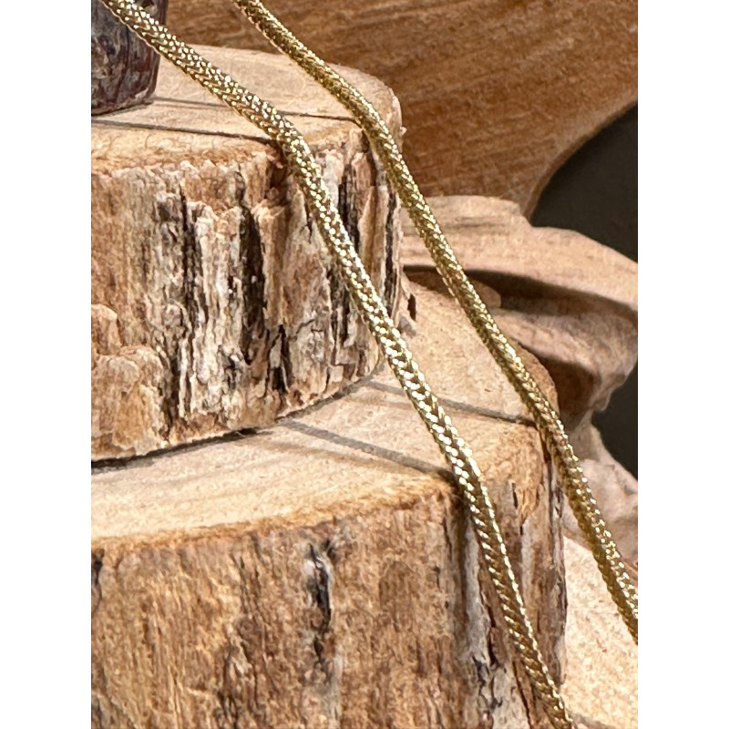 Collier / chaîne serpent argent 925 - plaqué Or - 50 cm