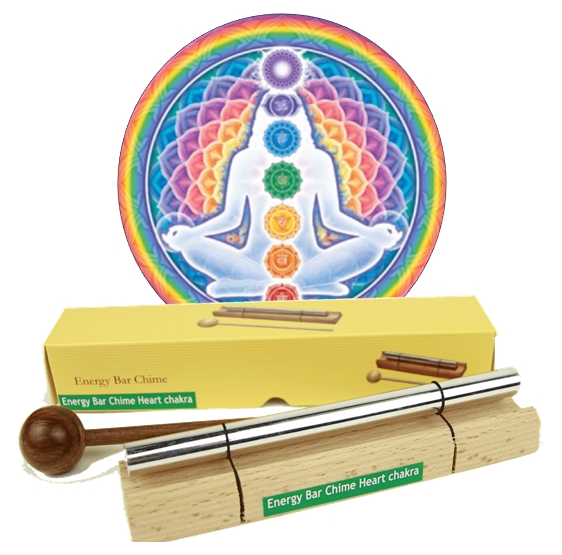 Chakra Healing barres de son - tonalité - Ensemble de 7 barres