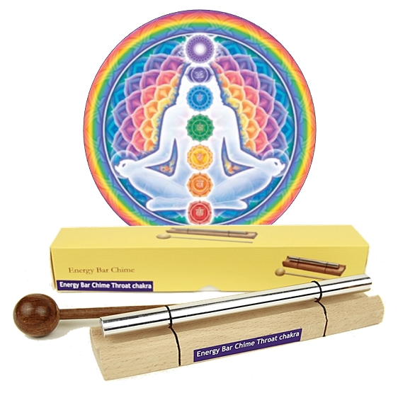 Chakra Healing barres de son - tonalité - Ensemble de 7 barres