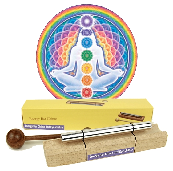 Chakra Healing barres de son - tonalité - Ensemble de 7 barres