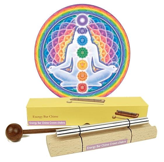 Chakra Healing barres de son - tonalité - Ensemble de 7 barres