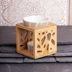 Lampe aromatique  - Bambou et céramique