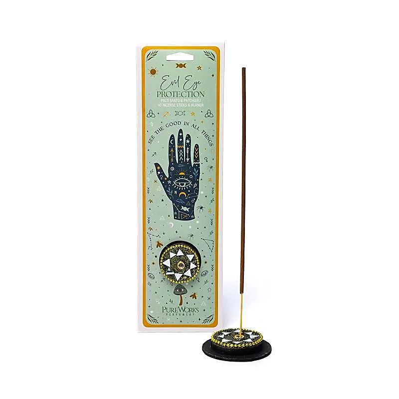 Encens Celestial - Magic Protection Mauvais Oeil + porte encens