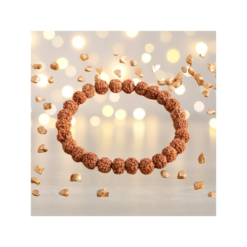 Bracelet Rudraksha -  élastique