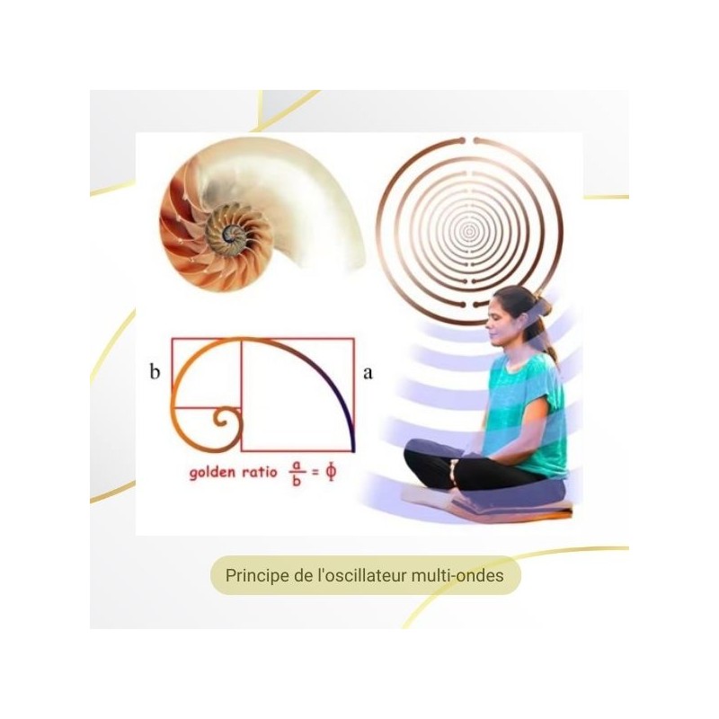 Lakhovsky Disque Tesla 3 cm - Énergie Vitale Ondes Scalaires - OR
