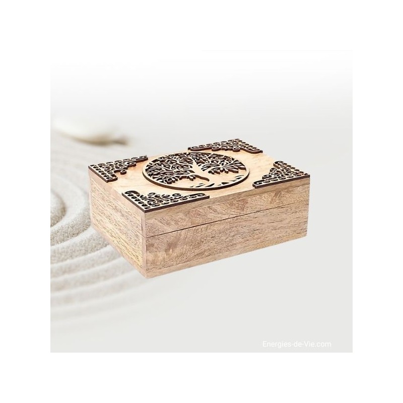 Boite a Enthousiasmes - Boite a tarots en bois Arbre de Vie - coffret (3)