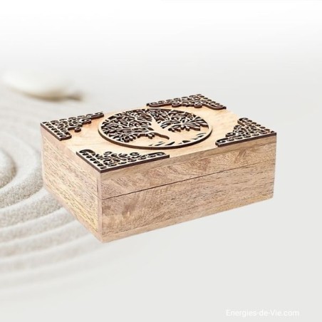 Boite a Enthousiasmes - Boite a tarots en bois Arbre de Vie - coffret (3)