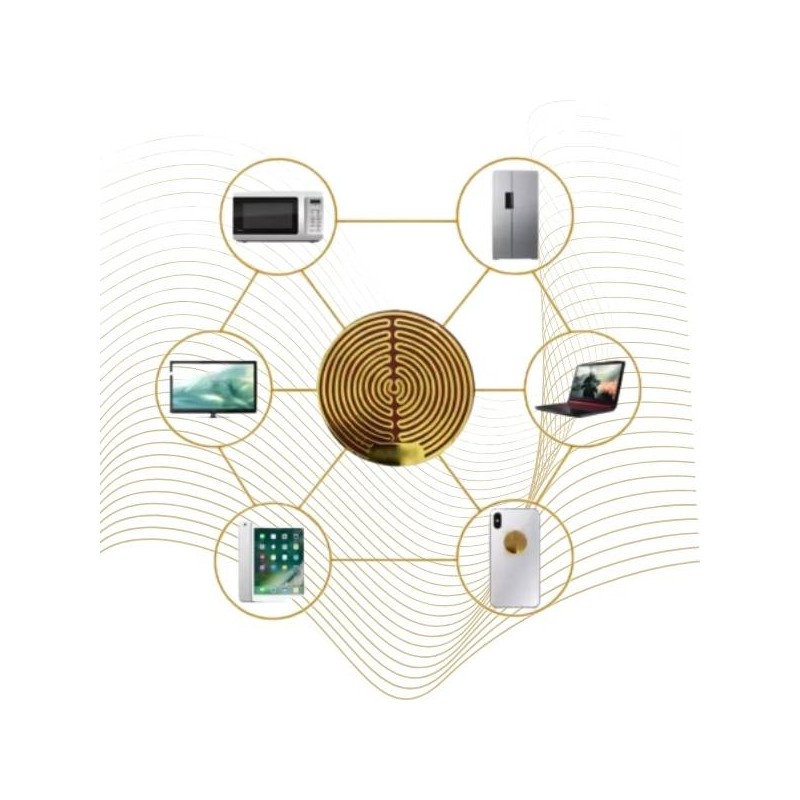 Autocollant anti-radiations EMF – Protection pour téléphone et appareils