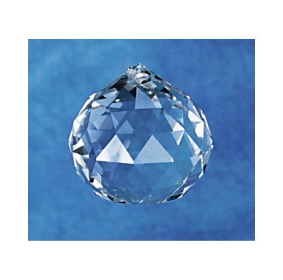 Boule de verre en cristal- Suncatcher arc-en-ciel -prisme Faceted