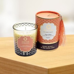 Bougie ayurvédique Kapha Sauge Menthe – Équilibre & vitalité – 200g