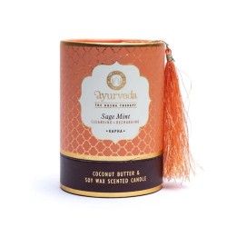 Bougie ayurvédique Kapha Sauge Menthe – Équilibre & vitalité – 200g