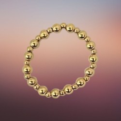 Bague perle dorée minimaliste – Élégance féminine intemporelle