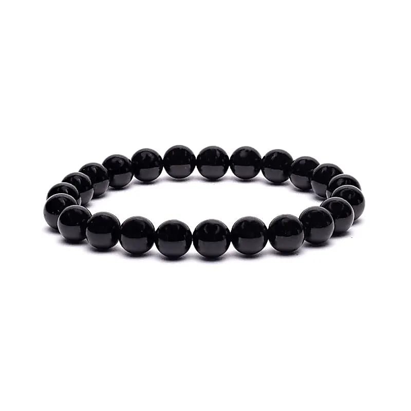 Bracelet Tourmaline - élastique - Perles de 8 mm