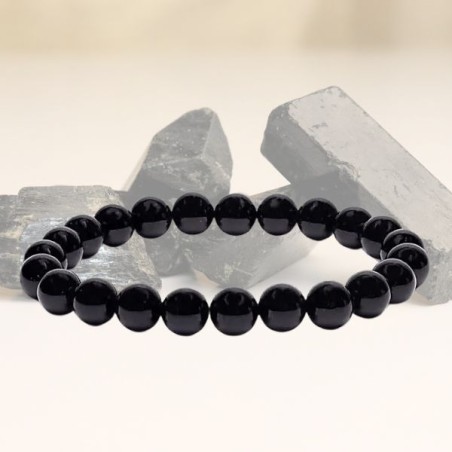 Bracelet Tourmaline - élastique - Perles de 8 mm