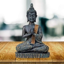 Statue Bouddha Namasté – Thaïlande – 14 cm – Sérénité Zen