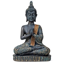 Statue Bouddha Namasté – Thaïlande – 14 cm – Sérénité Zen
