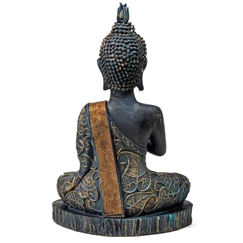 Statue Bouddha Namasté – Thaïlande – 14 cm – Sérénité Zen
