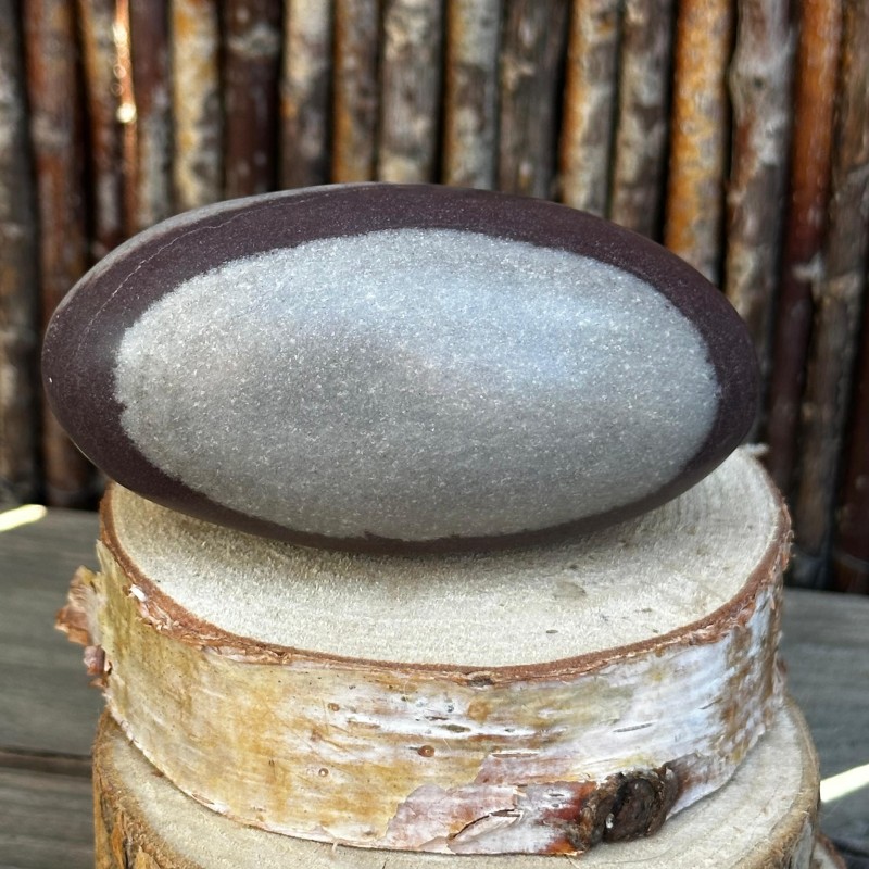Shiva Lingam (7 à 8 cm) – Pierre sacrée de la Narmada (S0)