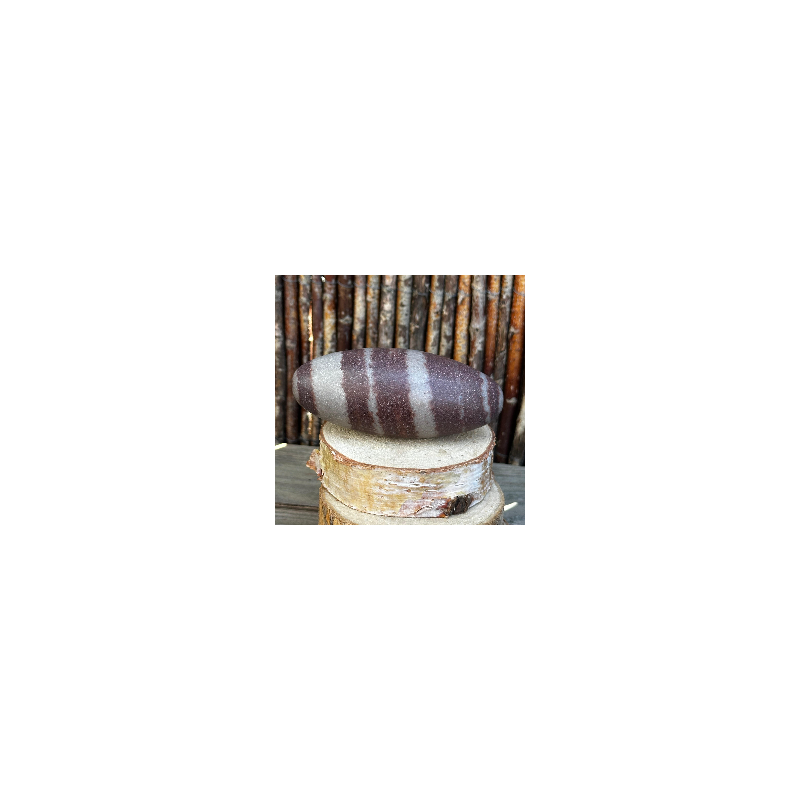 Shiva Lingam (7 à 8 cm) – Pierre sacrée de la Narmada (S1)