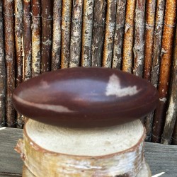 Shiva Lingam (7 à 8 cm) – Pierre sacrée de la Narmada (S2)