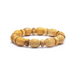 Bracelet bois de Palo Santo – Oval & Donut - Purification & bien-être naturel