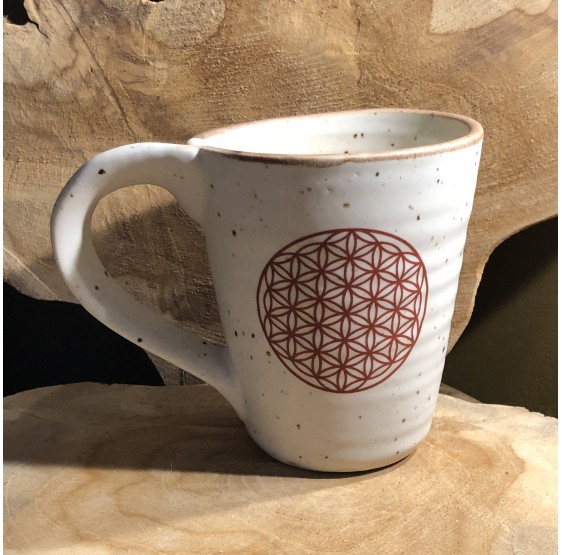 Tasse Mug Fleur de Vie - céramique