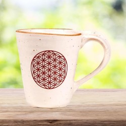 Tasse Mug Fleur de Vie - céramique