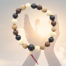 Bracelet Mala - Bois mix - 0.8 cm - Omsae