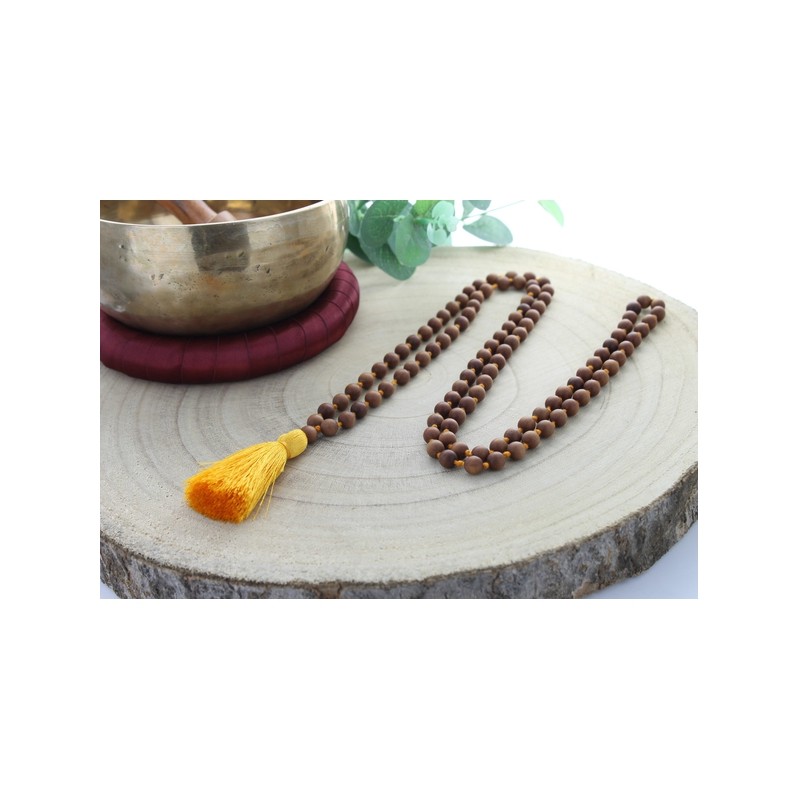 Mala bois de Santal - 108 perles - Omsae