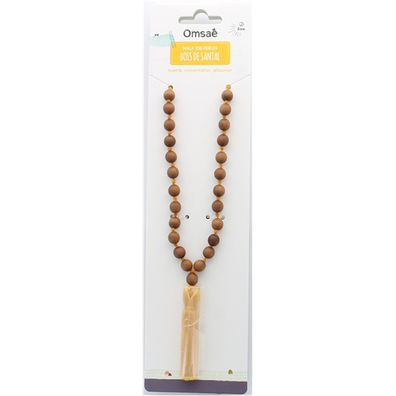 Mala bois de Santal - 108 perles - Omsae