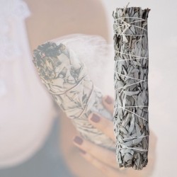 Sauge blanche Fagot baton - ±23x5.5 cm - XXL - smudge