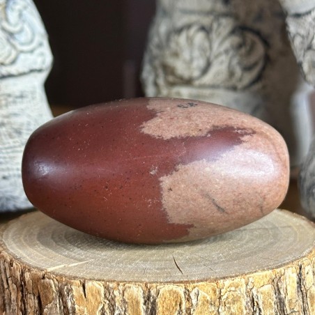 Shiva Lingam (7 à 8 cm) – Pierre sacrée de la Narmada (S4)