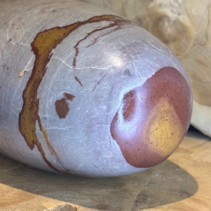 Shiva Lingam (22 cm) – Pierre sacrée de la Narmada