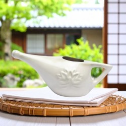 Neti Pot en céramique 150 ml – hygiène nasale douce