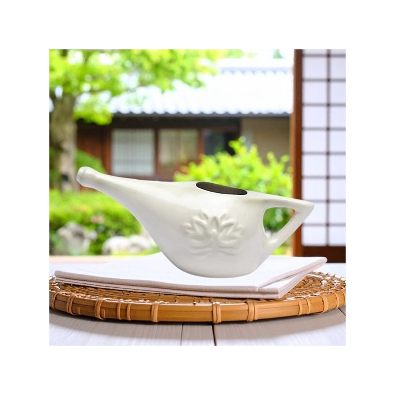 Neti Pot en céramique 150 ml – hygiène nasale douce