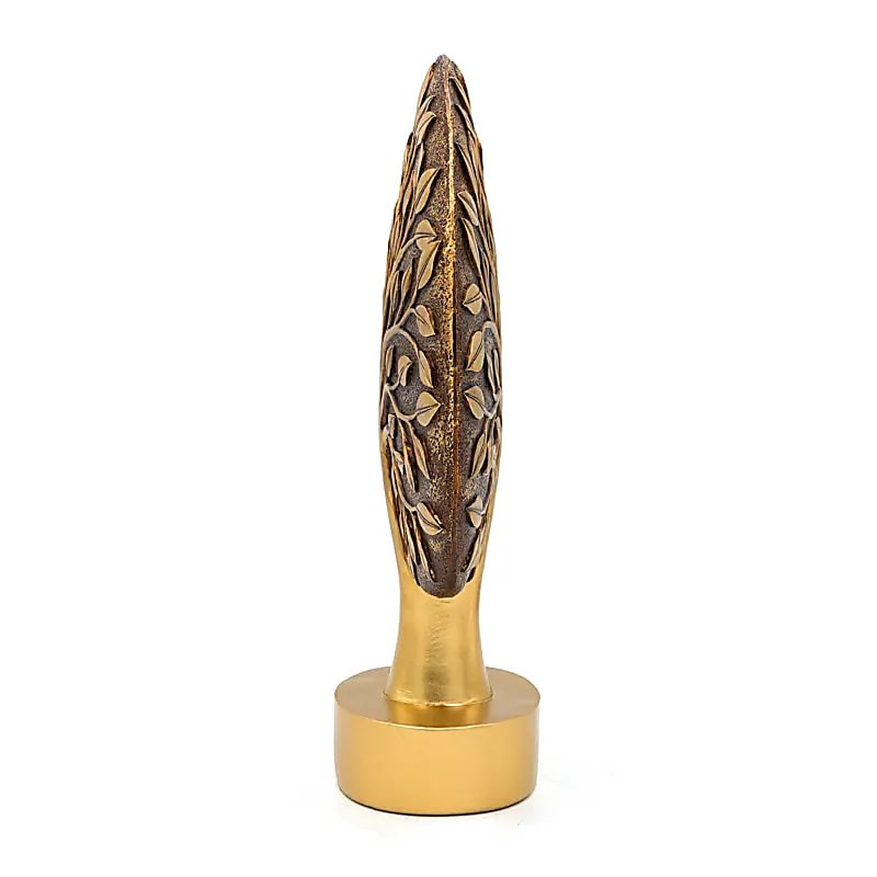 Arbre de Vie statue dorée – Ancrage et Harmonie