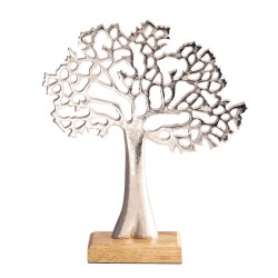 Arbre de Vie statue – Ancrage et Harmonie - sur pied métal