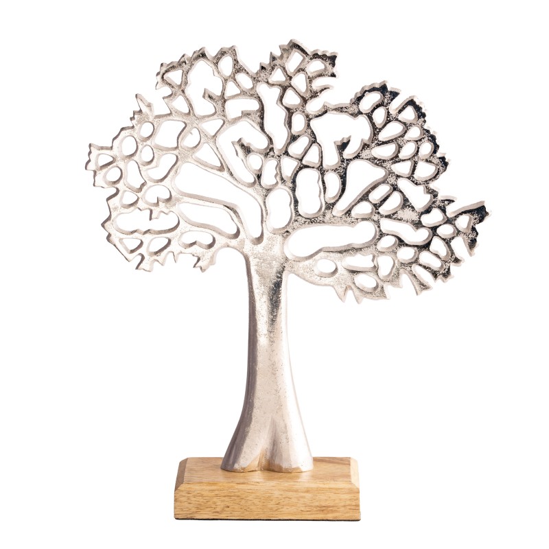 Arbre de Vie statue – Ancrage et Harmonie - sur pied métal