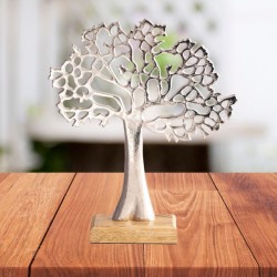Arbre de Vie statue – Ancrage et Harmonie - sur pied métal