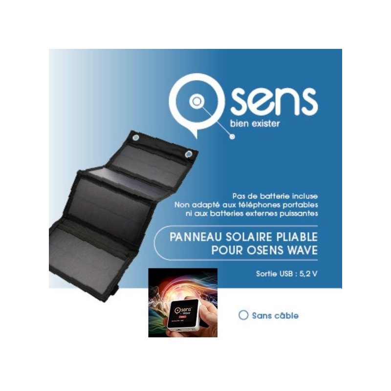 Panneau solaire pliable pour Osens Wave – 4 panneaux - sans cable