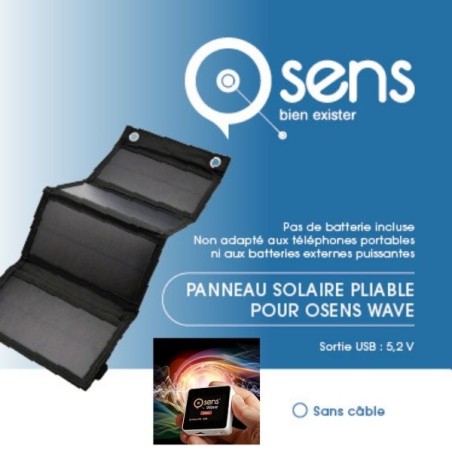 Panneau solaire pliable pour Osens Wave – 4 panneaux - sans cable
