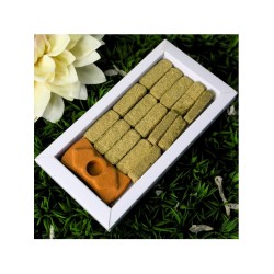 Brique de fumigation Sauge blanche avec support Green Tree.