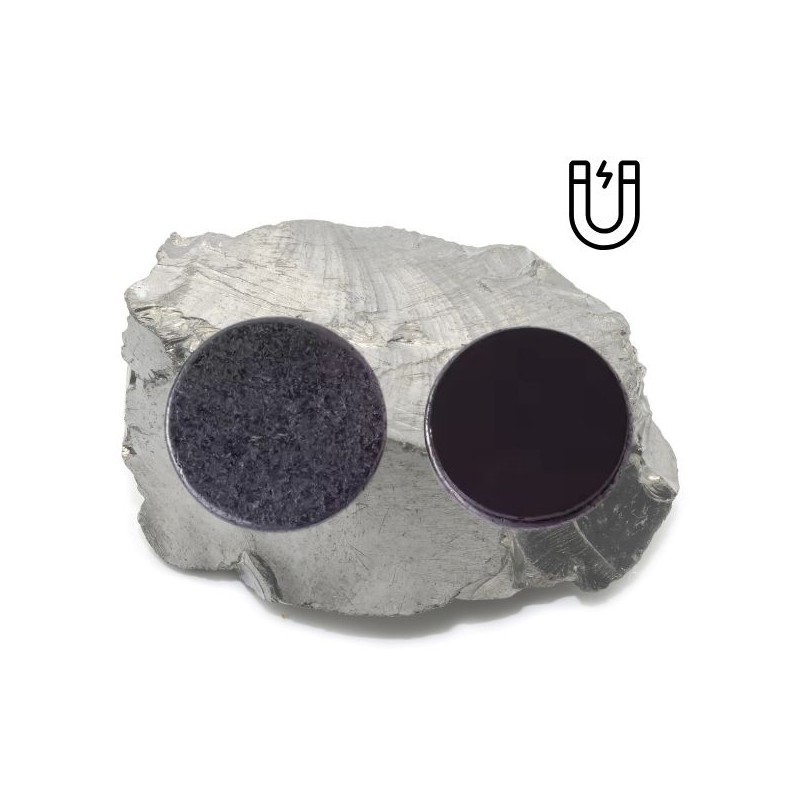 Magnets Shungite Naturelle – Protection EMF - Lot de 2