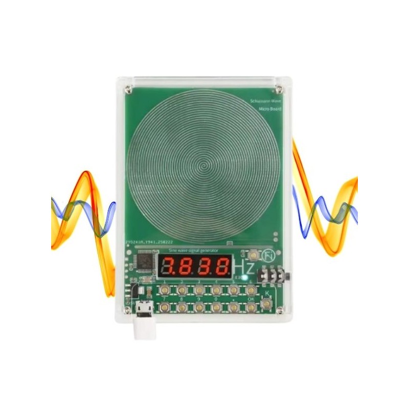 Générateur d’Ondes Schumann 7.83 Hz – Bien-Être & Relaxation - Programmable