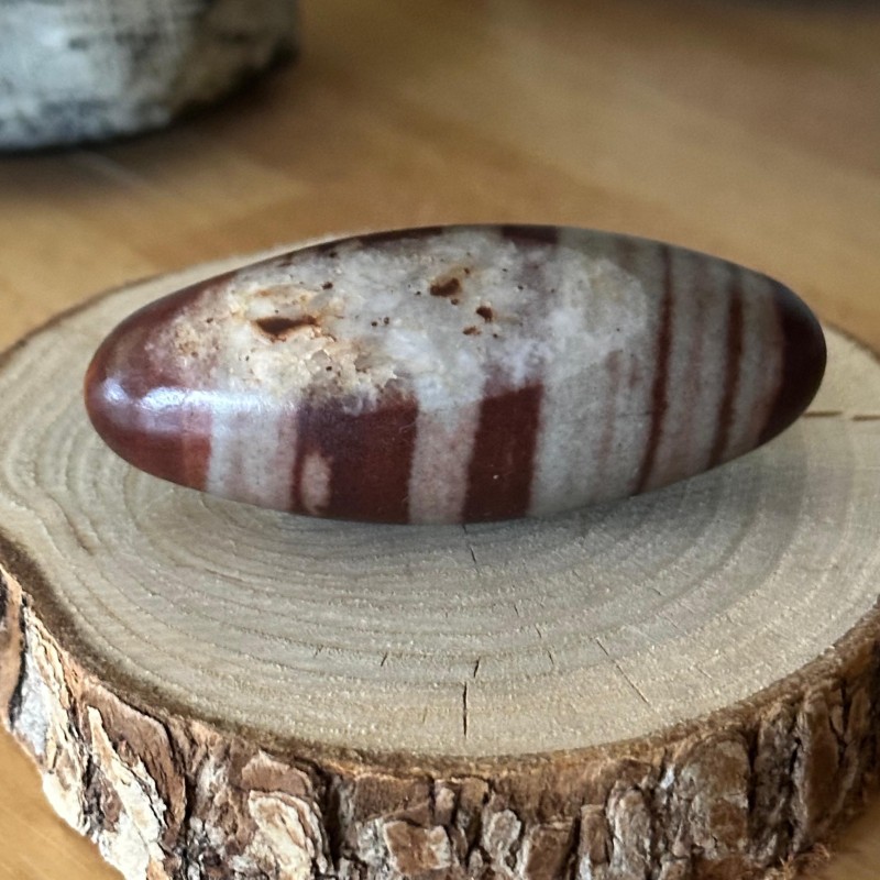 Shiva Lingam (5 à 6 cm) – Pierre sacrée de la Narmada - 51