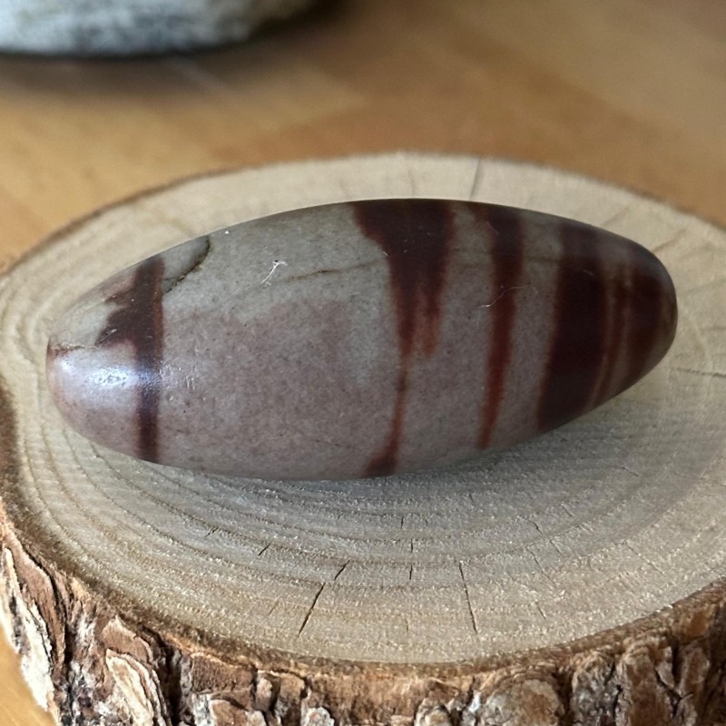 Shiva Lingam (5 à 6 cm) – Pierre sacrée de la Narmada - 53
